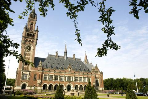 View of the Peace Palace